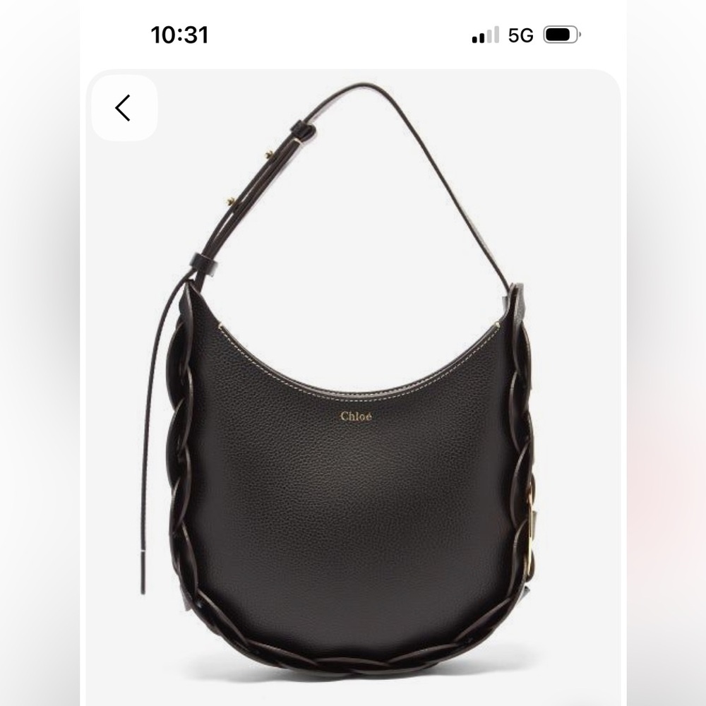 CHLOE Darryl Leather Small Hobo Bag